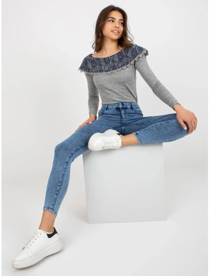 Dámské džínové kalhoty NM SP model 20091026 Světle jeans modrá - FPrice