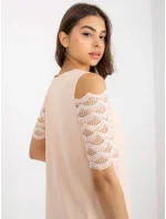 Dámske šaty LK SK 506654.52 Salmon - FPrice