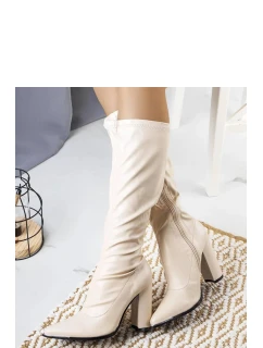 Čižmy na podpätku model 204775 Solea