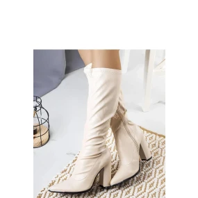 Čižmy na podpätku model 204775 Solea Čižmy na podpätku model 204775 Solea