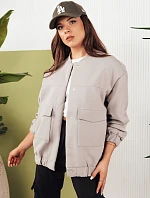Dámska bunda typu bomber QUESI, sivá, FashionStreet TY4292