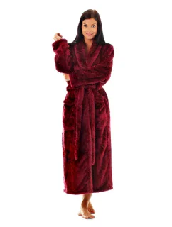 Dámsky župan LIlly extra 2120 burgundy - Vestis