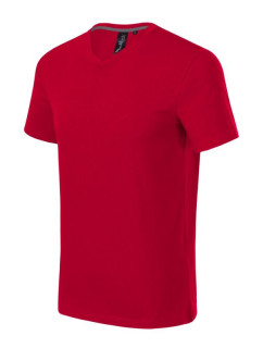 Tričko s výstřihem do V M  red pánské model 20116818 - Malfini