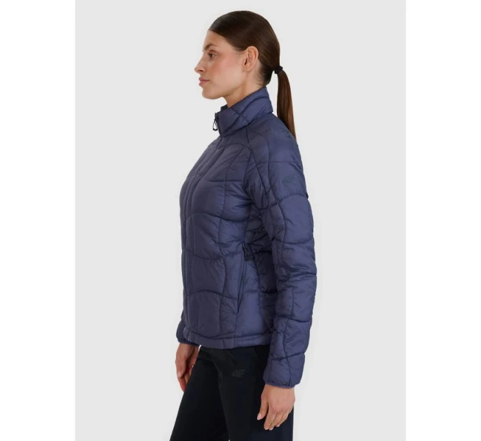 Dámska trekingová páperová bunda 4F 4FWSS25TDJAF531-22S s Primaloft Silver