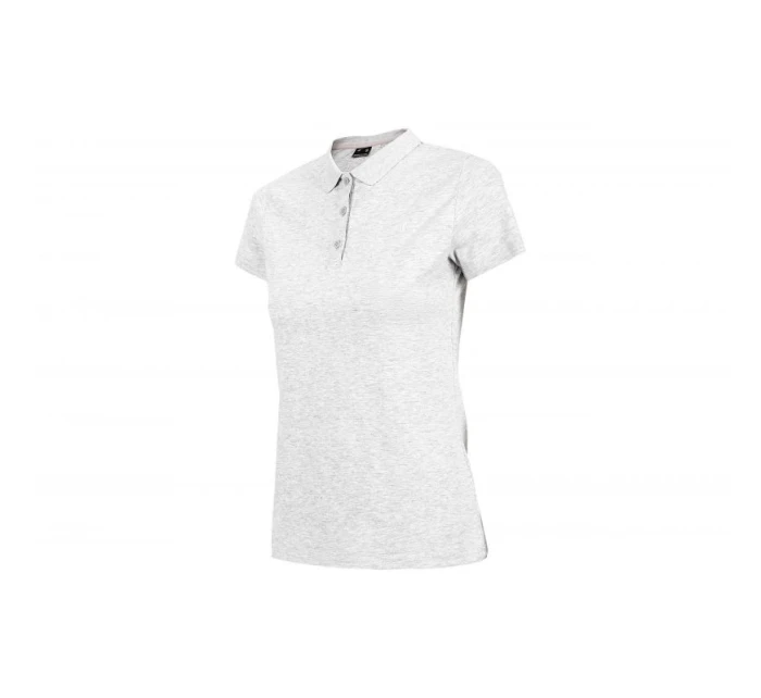 Dámske polo tričko W H4Z22TSD356CLEANLAY GRAYMELANGE - 4F Dámske polo tričko W H4Z22TSD356CLEANLAY GRAYMELANGE - 4F