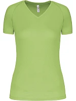 PA 477 Dámské sportovní tričko s výstřihem do V model 22513232 lime - Kariban ProAct