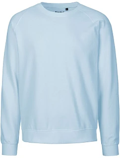 O Unisex raglánová mikina z bio bavlny light blue model 22504954 - Neutral
