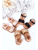 Dětské Sandály S Vzorem Černé model 21555432 - Boto Dětské Sandály S Vzorem Černé model 21555432 - Boto