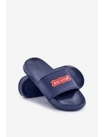 Pánské sandály s logem Big Star model 21678292 tmavě modré - Big Star Shoes Pánské sandály s logem Big Star model 21678292 tmavě modré - Big Star Shoes