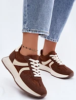 Dámske tenisky na platforme Brown Laurelia
