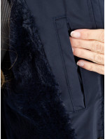 Dámska zimná prešívaná bunda GLANO - modrá