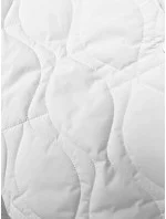 Dámsky oversize biely kabát (5M3177-281)