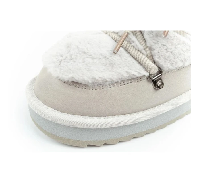 snow boots dámské zimní módní model 21394813 zateplené šedé dámské - D.Franklin