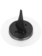 SOLÁRNE DISKOVÉ SVETLO 28 LED PRE MONTÁŽ NA ZEM ALEBO NA STENU