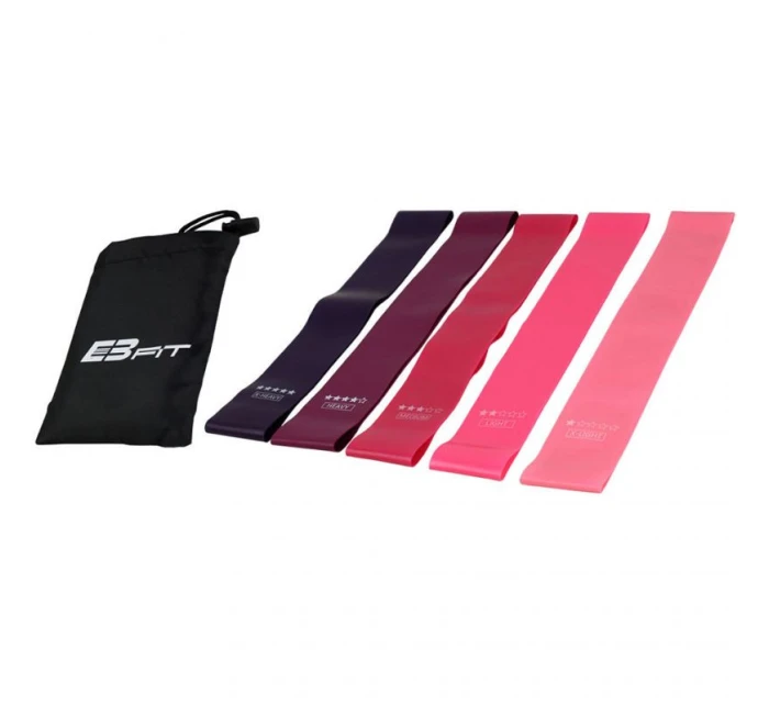 Fitnnes Crosfit mini Band 5v1 cvičebná gumová súprava EB FIT 1028859 Fitnnes Crosfit mini Band 5v1 cvičebná gumová súprava EB FIT 1028859