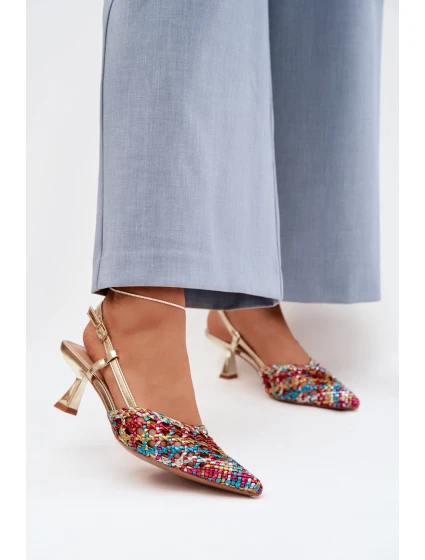 Dámské Sandály na podpatku vícebarevné model 22027871 - Boto