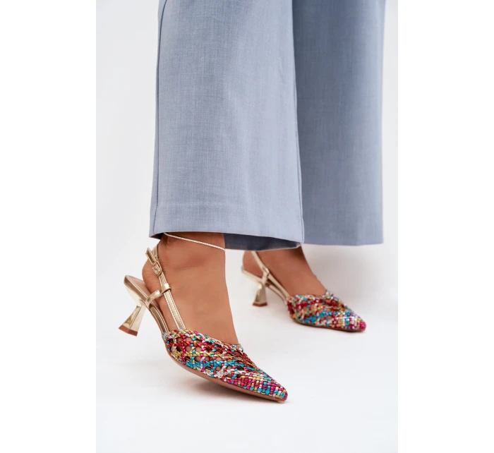 Dámské Sandály na podpatku vícebarevné model 22027871 - Boto
