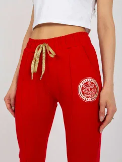 Tepláky RV DR 6742.57 červená