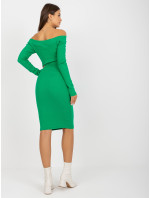 Zelené bavlnené šaty