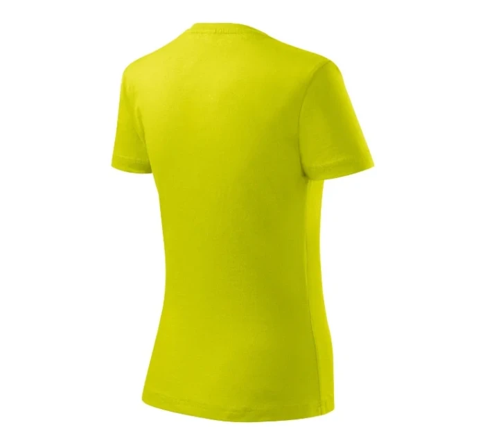 Základné tričko dámske limetkové