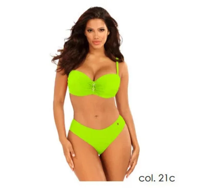 Dámské dvoudílné plavky New 8 sv. zelená model 18622470 - Self Dámské dvoudílné plavky New 8 sv. zelená model 18622470 - Self