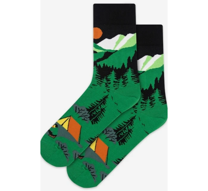 "CASUAL- Vzorované ponožky, pánske"