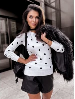 Dámsky sveter Athena white FashionStreet MY2060