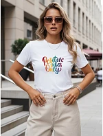 koszulka damska z nadrukiem biała model 22264318 - FashionStreet koszulka damska z nadrukiem biała model 22264318 - FashionStreet