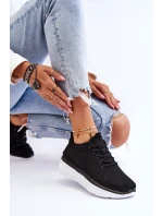 Dámská šněrovací sportovní obuv Černá model 21622857 - Boto