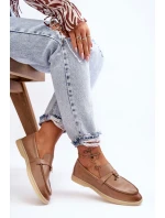 Dámské klasické mokasíny hnědé model 21626974 - Boto