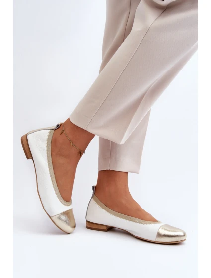 Kožené baleríny model 21646179 - Zazoo