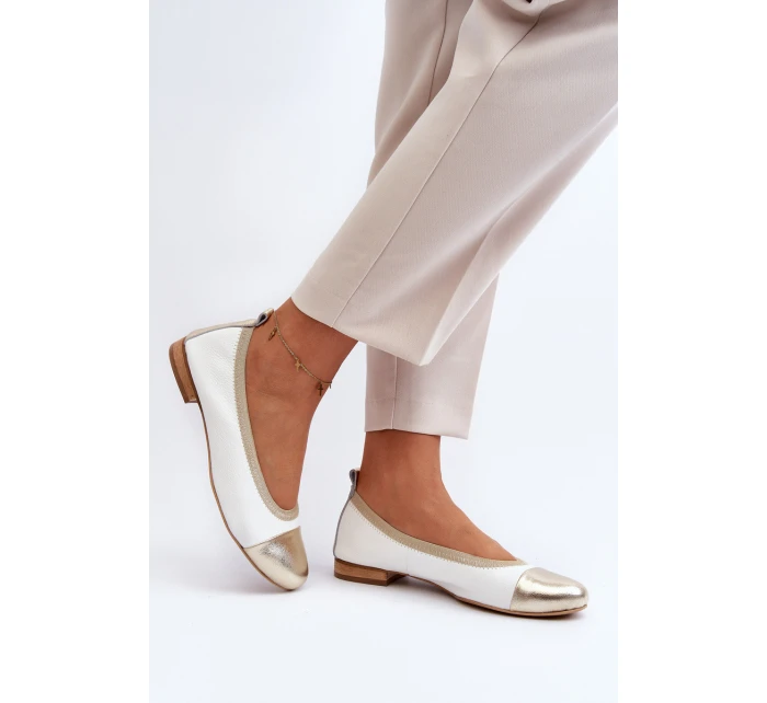 Kožené baleríny model 21646179 - Zazoo