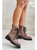 Botky Worker Dámské Zateplené D&A Taupe model 21674421 - S.Barski