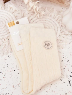 Dámské vlněné ponožky Ecru