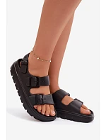 Dámské pěnové sandály na platformě Big Star TT274A031 Černé