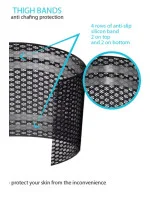 Dámske vzorované ochranné pásky na stehná Thigh Bands WZ.2 - Sesto Senso