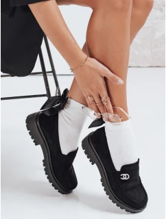 Dámské černé semišové mokasíny Dstreet model 21992455 - FashionStreet
