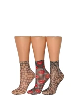 Dámske vzorované ponožky Magnetism lycra 20 den
