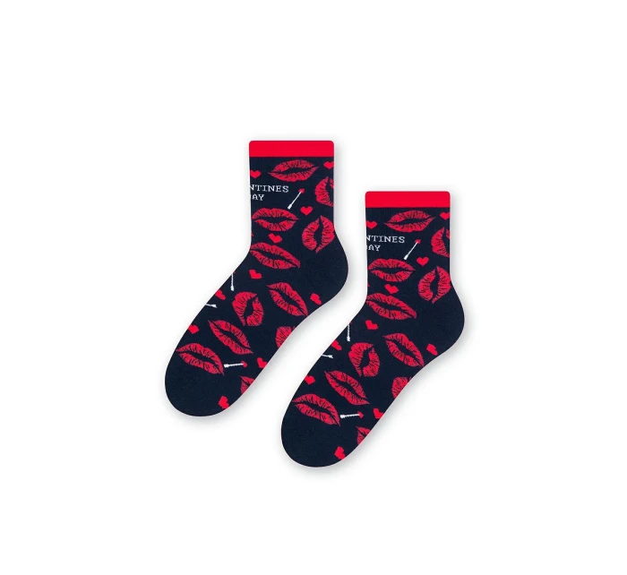 Dámské ponožky model 14559108 Srdce - Steven Dámské ponožky model 14559108 Srdce - Steven