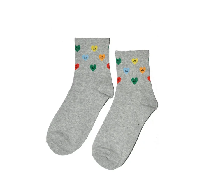 Dámske ponožky Magnetis 75 Colorful Hearts 21/22