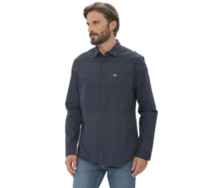Tommy Jeans Tjm Essential Popelínová košeľa M DM0DM11870 Tommy Jeans Tjm Essential Popelínová košeľa M DM0DM11870