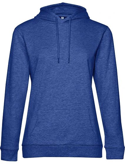 B&C #Hoodie /women Dámska mikina s kapucňou 01.W04W heather royal blue B&C #Hoodie /women Dámska mikina s kapucňou 01.W04W heather royal blue