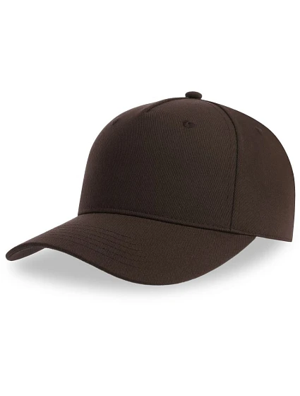 Atlantis Headwear Fiji 5-panelová bejzbalová čiapka 33.0103 hnedá