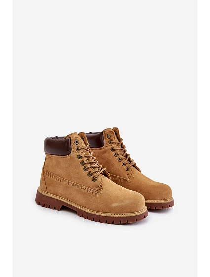 Zimní Semišové Boty Pro Big Star HIPOLY SYSTEM Camel model 21671481 - Big Star Shoes