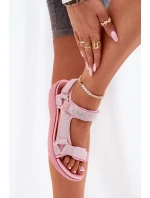 Dámské Sandály Materiálové Na   Růžové model 21693267 - Lee Cooper