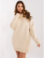 Sukienka BA SK jasny beżowy model 20278752 - FPrice Sukienka BA SK jasny beżowy model 20278752 - FPrice