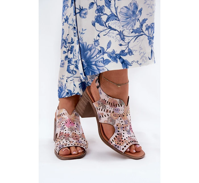 Dámske sandále RM24125 pink - Jezzi