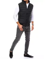 Pánská prošívaná vesta černá Dstreet model 21965574 - FashionStreet