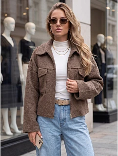 Krótka kurtka damska typu na fango model 22366705 - FashionStreet