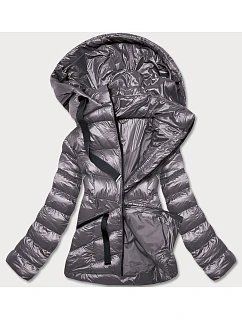 KRÓTKA KURTKA ZIMOWA DAMSKA SZARA model 21244791 - J.STYLE